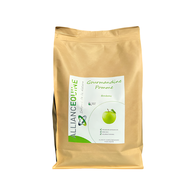 Alliance Equine - Friandises Gourmandine pomme pour chevaux
