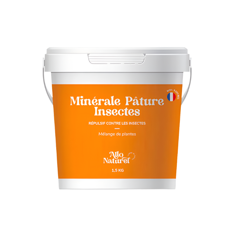 Allo Naturel - Complément alimentaire granulés répulsif insectes Minéral pâture