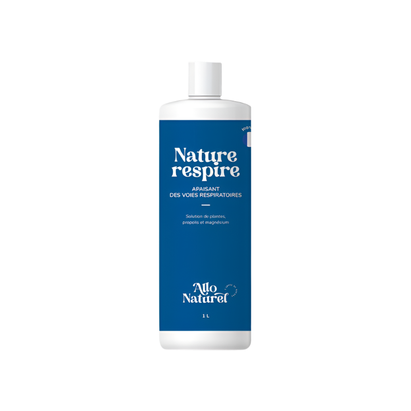 Allo Naturel - Complément alimentaire liquide apaisant des voies respiratoires Nature respire