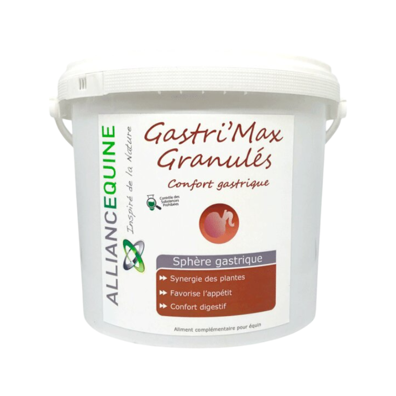 Alliance Equine - Complément confort de l'estomac Gastri'Max granulés 3 kg