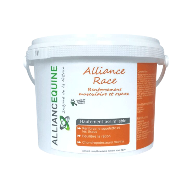 Alliance Equine - Complément minéral cheval travail Alliance Race 1.5 kg