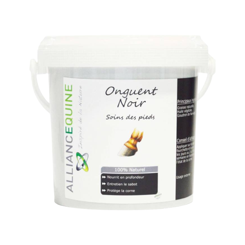 Alliance Equine - Onguent pour sabots noir 1 L