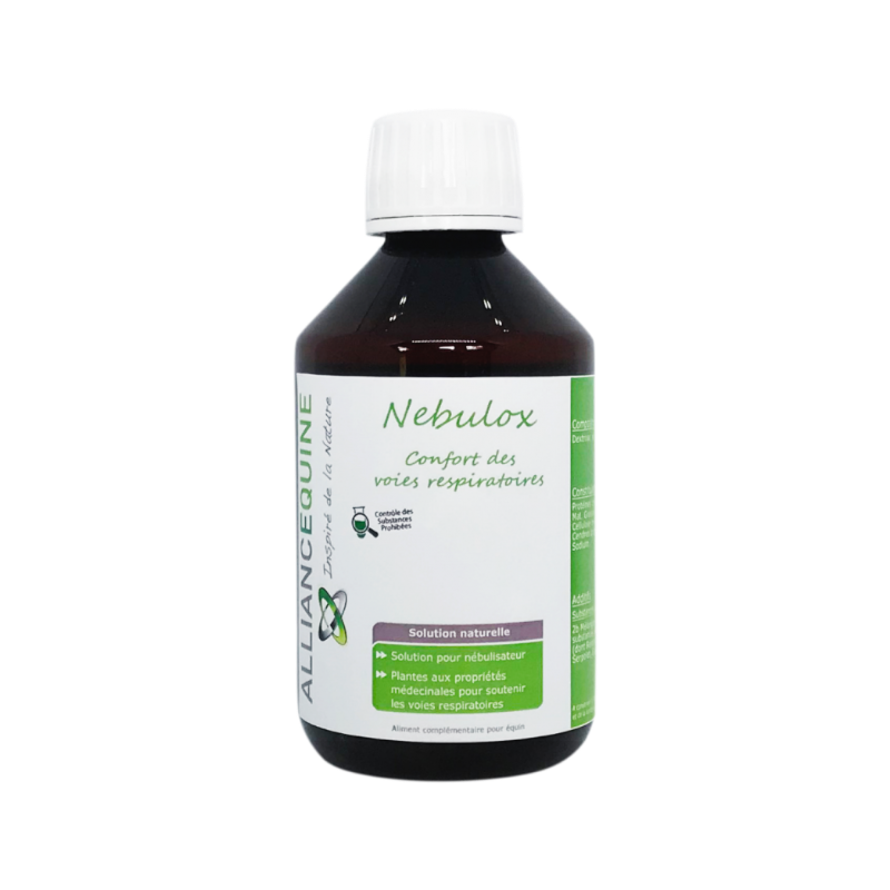 Alliance Equine - Solution inhalateur aux plantes Nebulox 250 ml