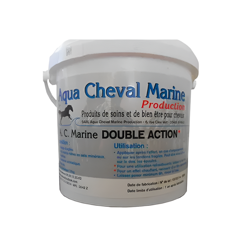 Aqua Cheval Marine - Argile chauffante et refroidissante Double action