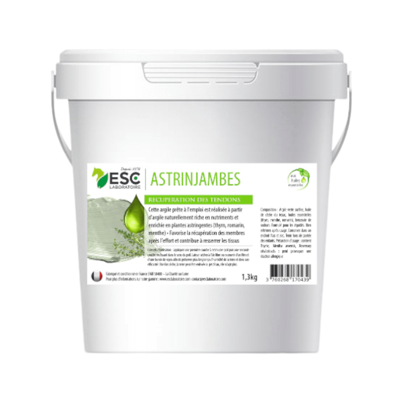 ESC Laboratoire - Argile verte récupération enrichie en huiles essentiels Astrinjambes
