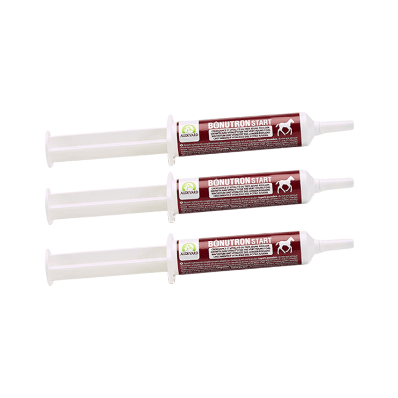 Audevard - Complément alimentaire seringues croissance et vitalité du très jeune poulain Bonutron Start x3