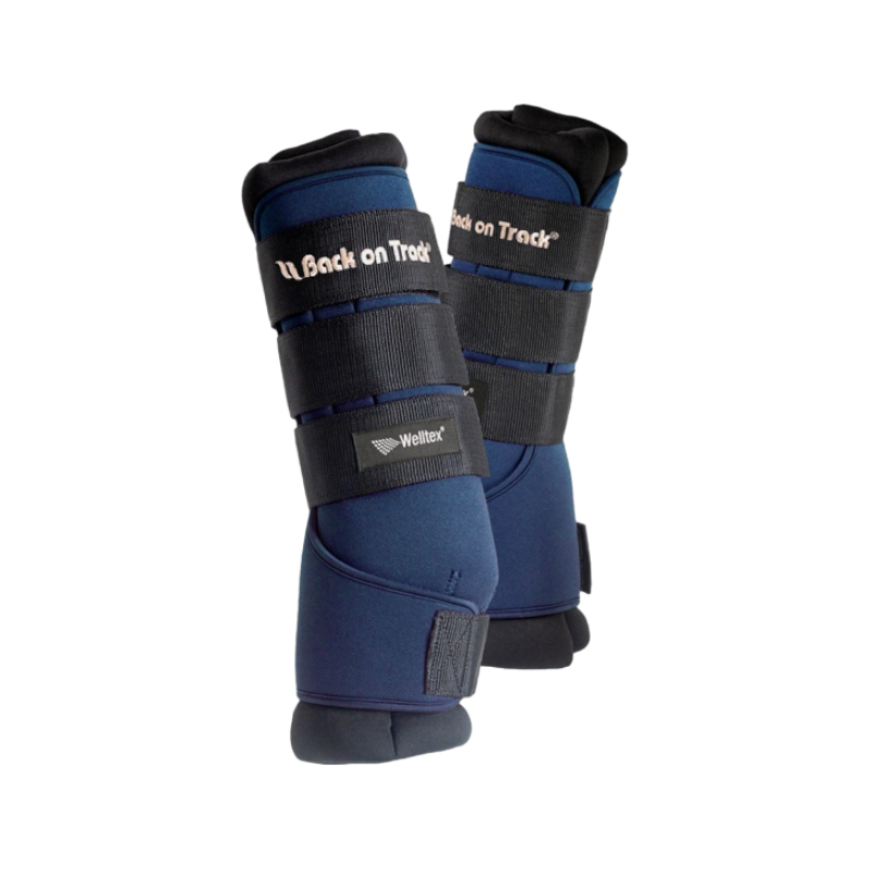 Back On Track - Guêtres d'écurie royales marine x2