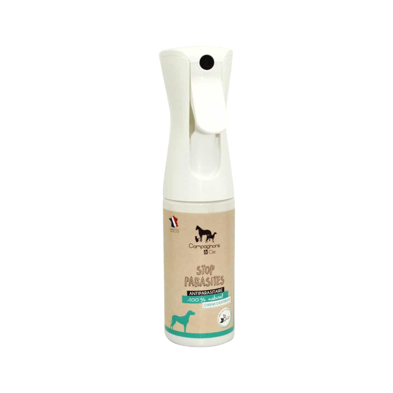 Compagnons & Cie - Spray anti-parasitaires Stop Parasites chiens d'extérieur et sportifs