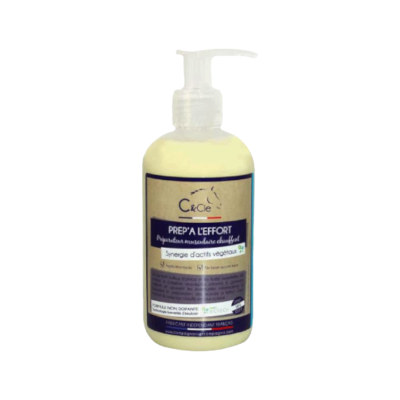 Compagnons & Cie - Gel de massage chauffant Prep' à l'effort 250 ml