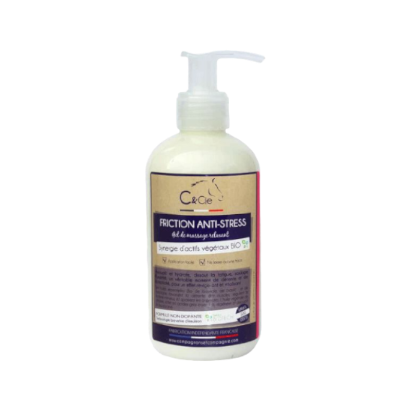 Compagnons & Cie - Gel de massage relaxant Friction Anti-stress 250 ml