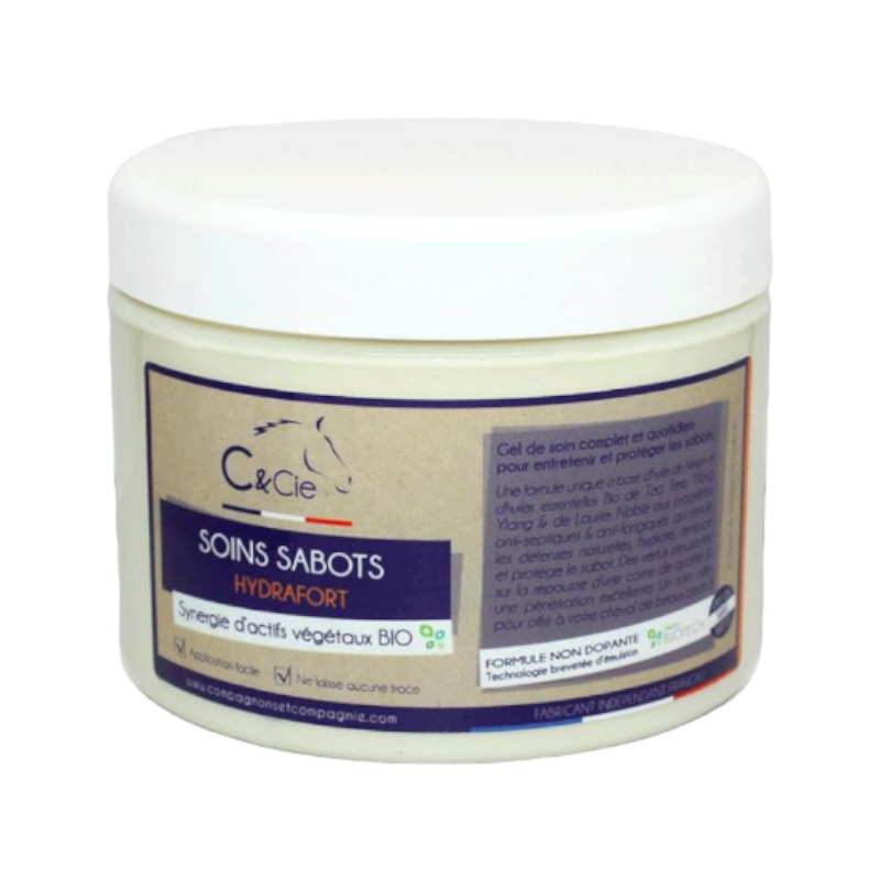 Compagnons & Cie - Onguent pour sabots secs & cassants Hydrafort 500 g