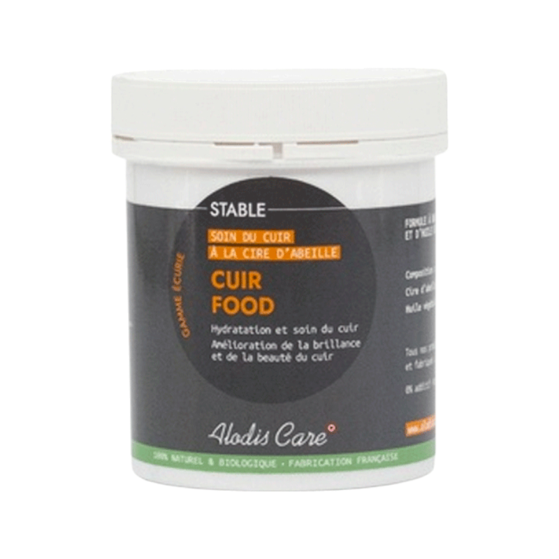 Alodis Care - Baume soin du cuir à la cire d'abeille Cuir Food 200 g