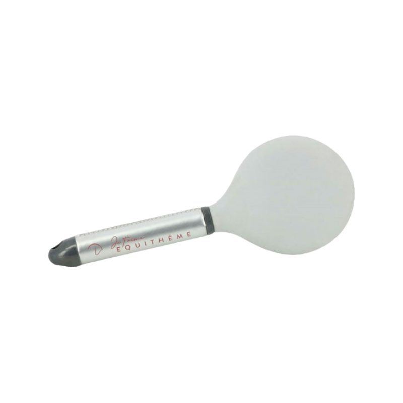 Equithème - Brosse à crinière édition limitée Je t'aime gris | Ohlala Care