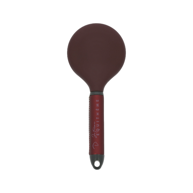 Equithème - Brosse à crins Je T'aime bordeaux