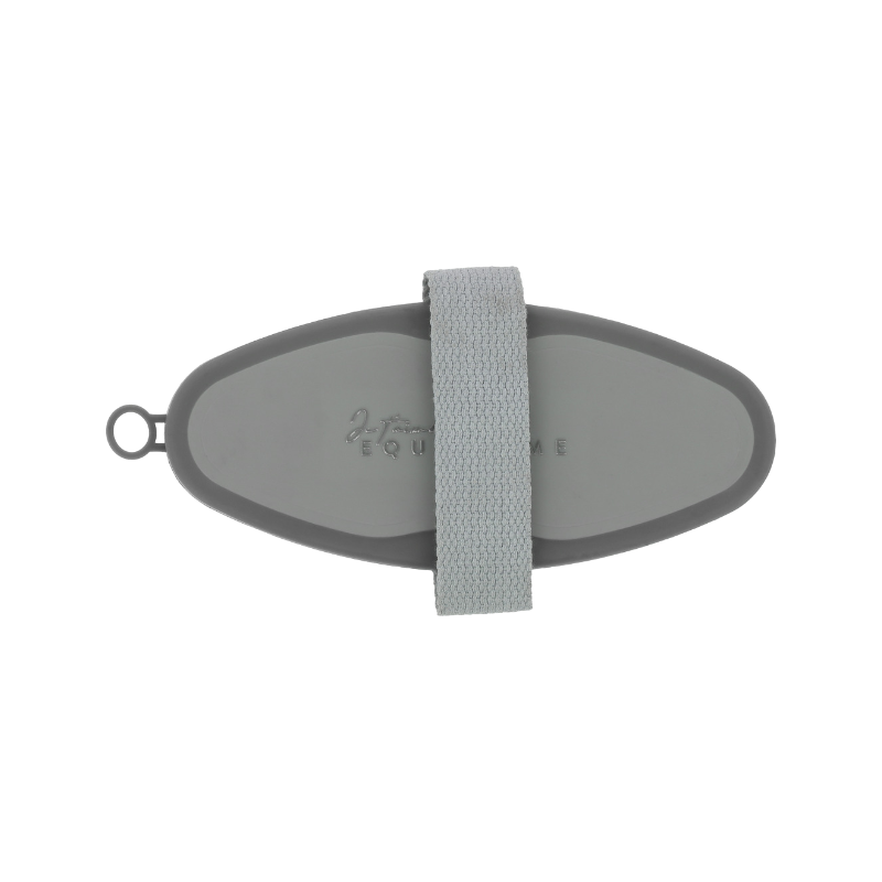 Equithème - Brosse douce Je T'aime strass gris