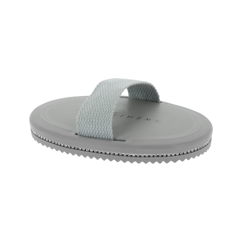 Equithème - Etrille Je T'aime strass gris