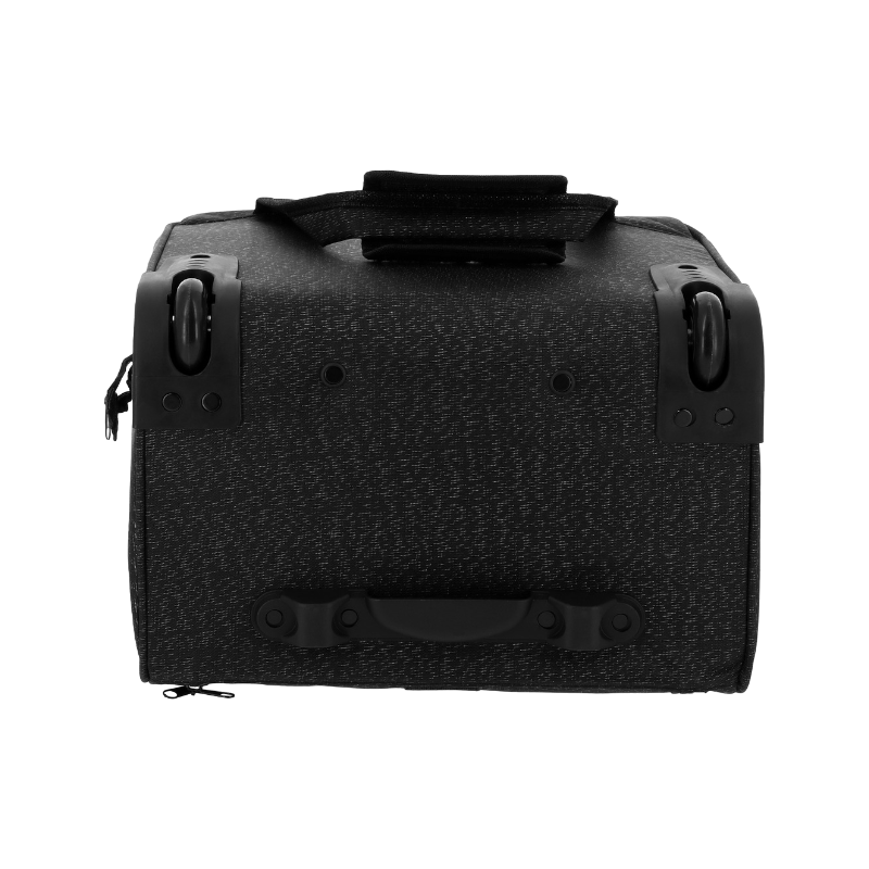 Equithème - Sac de pansage à roulette noir