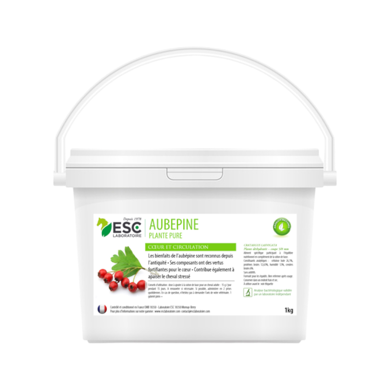 ESC Laboratoire - Complément alimentaire Aubépine renfort cardio du cheval