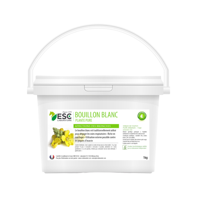 ESC Laboratoire - Complément alimentaire Bouillon Blanc irritation et encombrement des bronches
