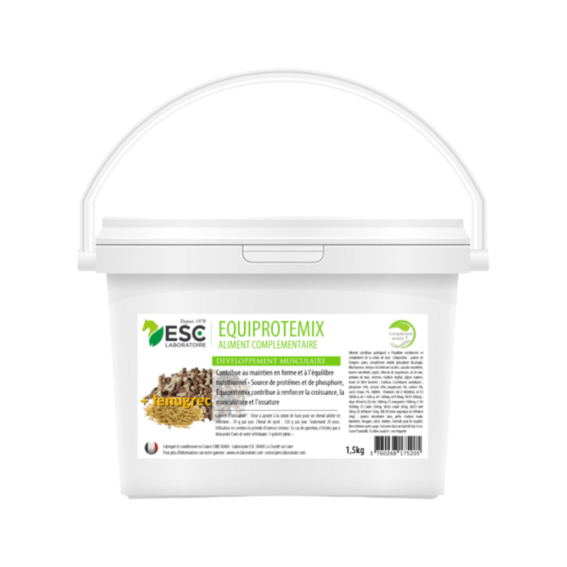 ESC Laboratoire - Complément alimentaire développement des muscles Equiprotemix