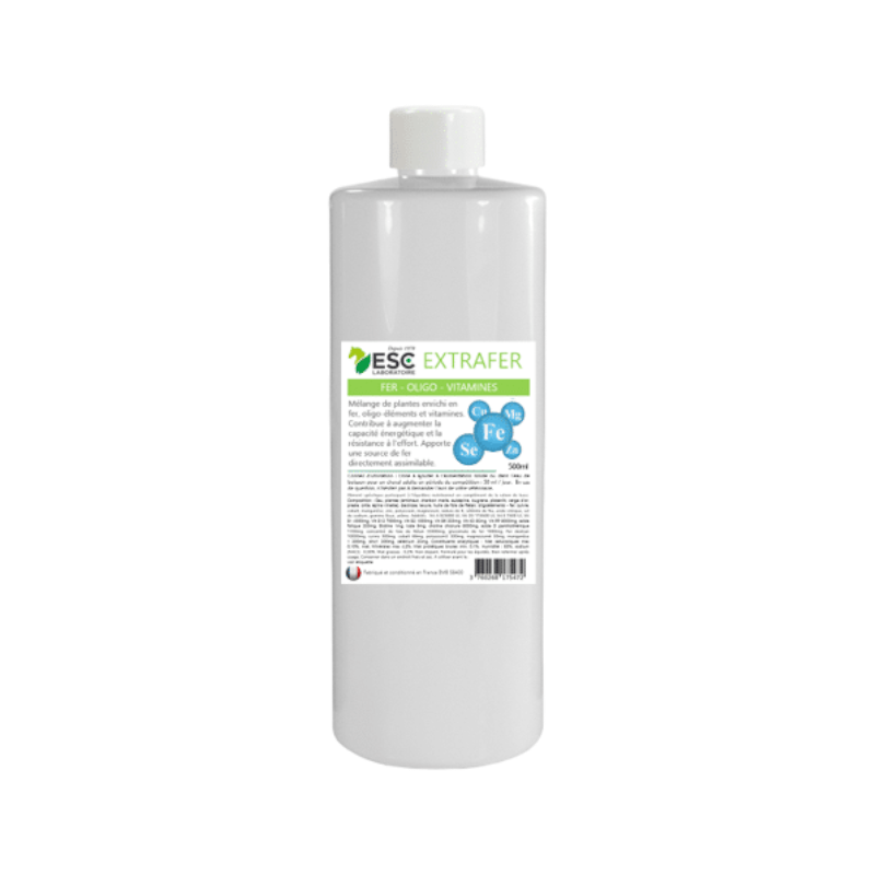 ESC Laboratoire - Complément alimentaire soutien et résistance du cheval Extrafer