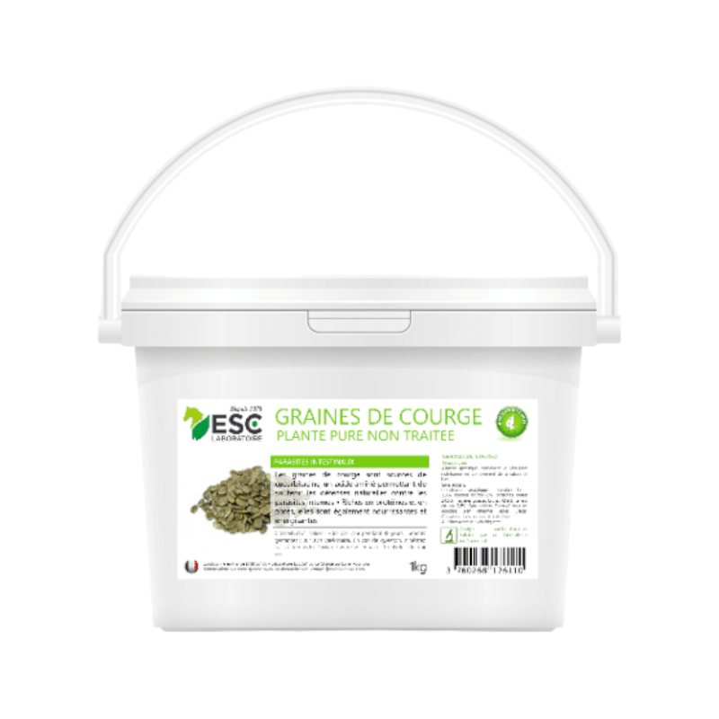 ESC Laboratoire - Complément alimentaire parasites intestinaux Graines de Courge