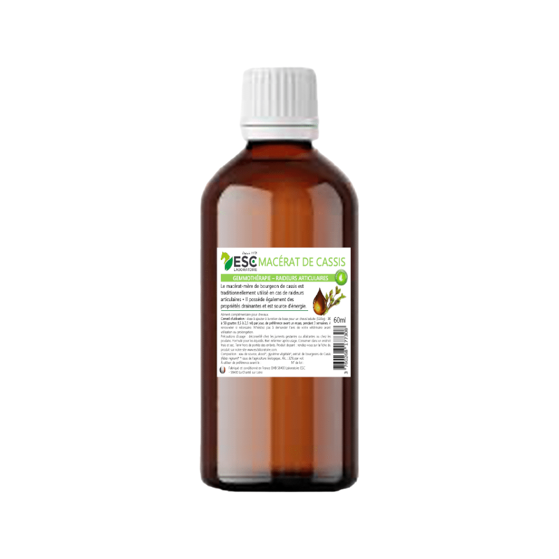 ESC Laboratoire - Complément alimentaire anti-inflammatoire Macérat de bourgeon de Cassis