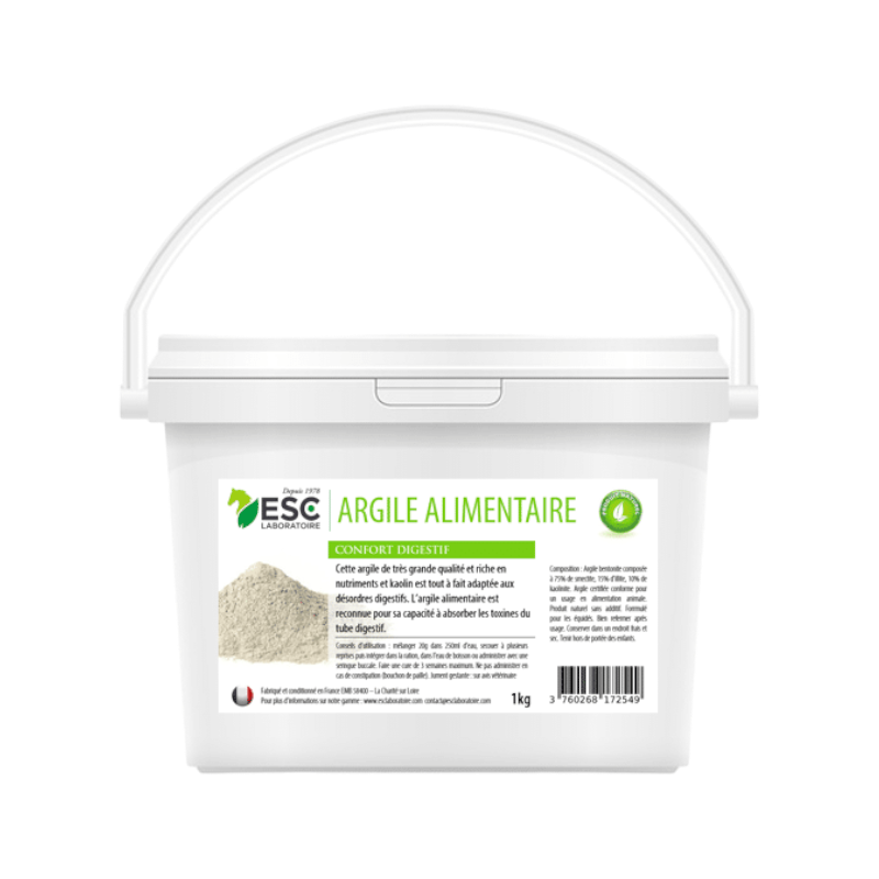 ESC Laboratoire - Complément alimentaire Argile alimentaire digestion du cheval