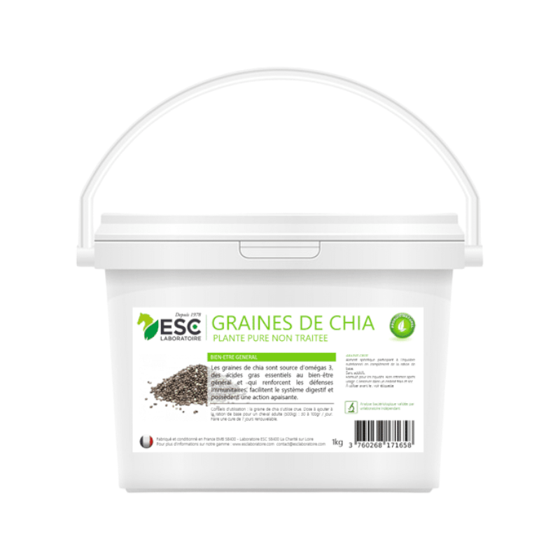 ESC Laboratoire - Complément alimentaire apport en nutriments Graines de Chia