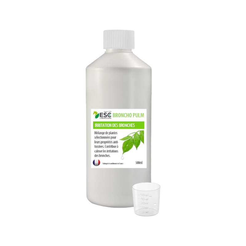 ESC Laboratoire - Complément alimentaire Broncho Pulm liquide respiration et refroidissement du cheval