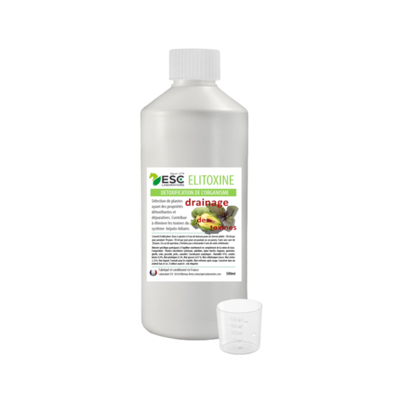 ESC Laboratoire - Complément alimentaire liquide Elitoxine drainage détox