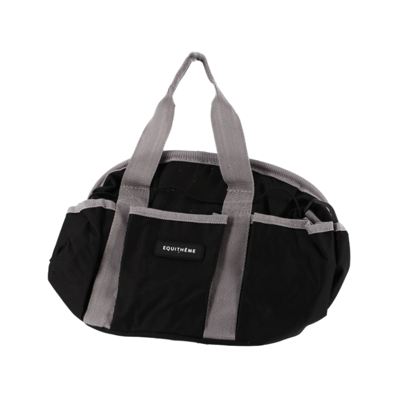 Equithème - Sac de pansage noir/gris