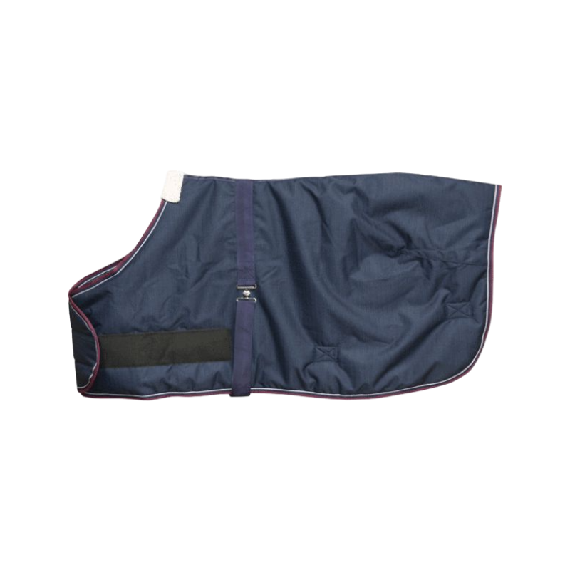 Equithème - Couverture d'extérieur Tyrex poulains 1200D marine/bordeaux 220g