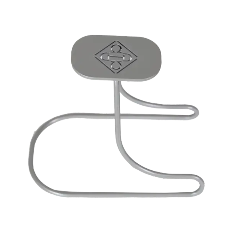 Grooming Deluxe - Porte-casque en acier argent