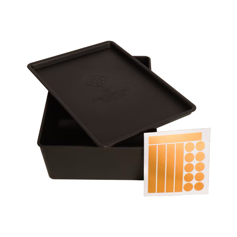 Grooming Deluxe - Boîte à nourriture avec couvercle noir