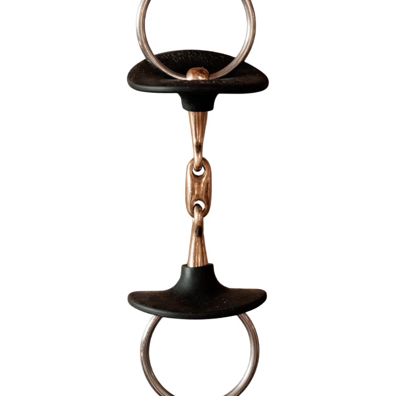 Grooming Deluxe - Rondelles de mors en silicone petit trou noir (x2)