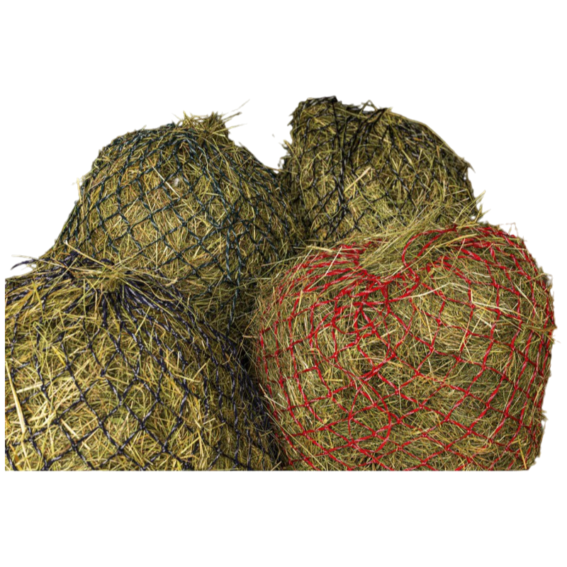 Hippotonic - Filet à foin zari vert et argent