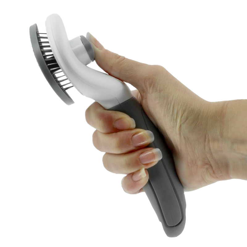 Hippotonic - Brosse toilettage Autonet gris