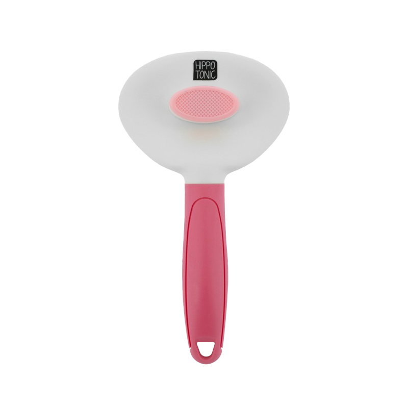 Hippotonic - Brosse toilettage Autonet rose