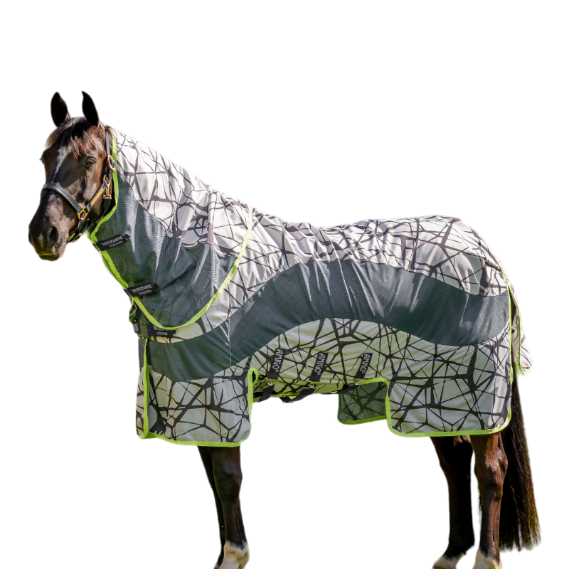 Horseware - Chemise anti-mouches Amigo 3-en-1 Camofly print lime