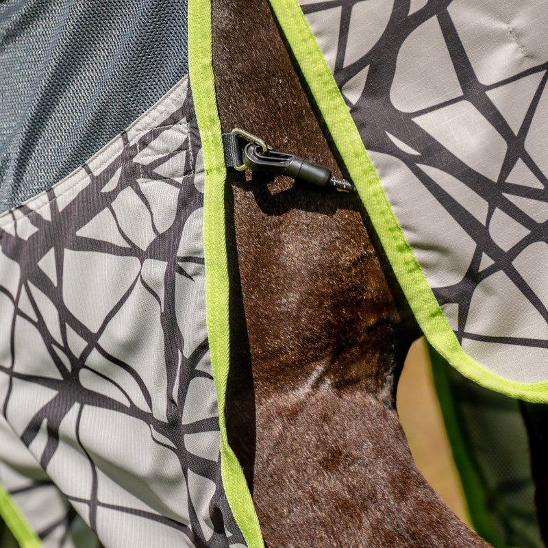 Horseware - Chemise anti-mouches Amigo 3-en-1 Camofly print lime