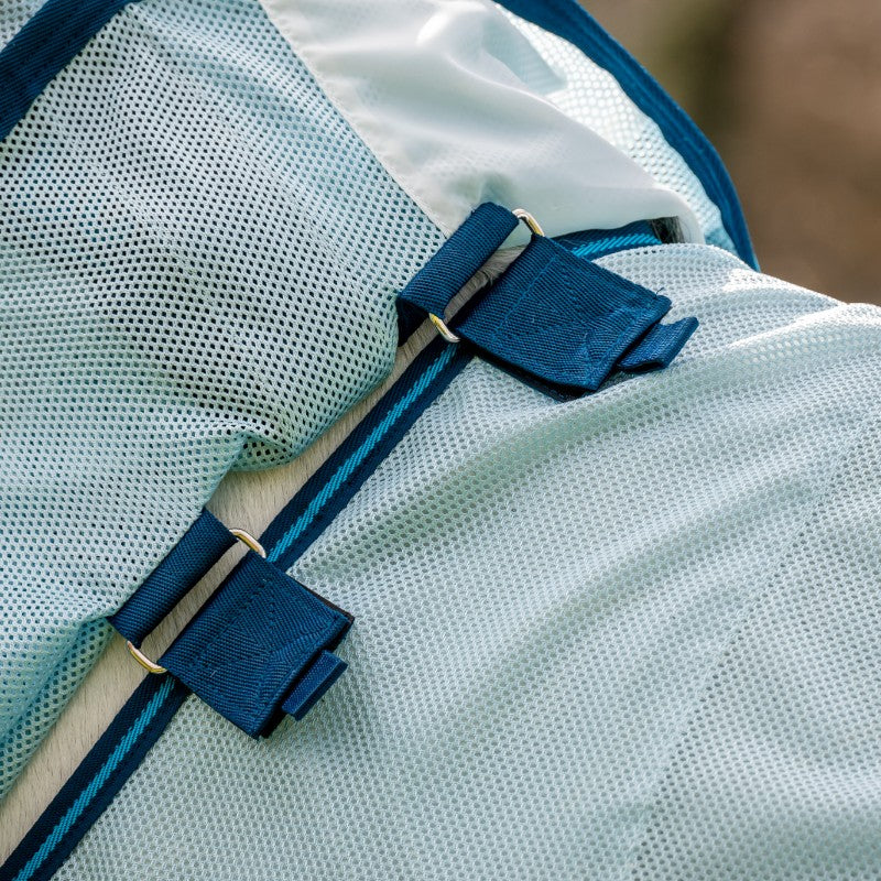 Horseware - Chemise anti-mouches Amigo Bug Buster azure blue/ marine/ bleu éléctrique