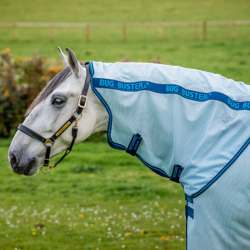 Horseware - Chemise anti-mouches Amigo Bug Buster azure blue/ marine/ bleu éléctrique