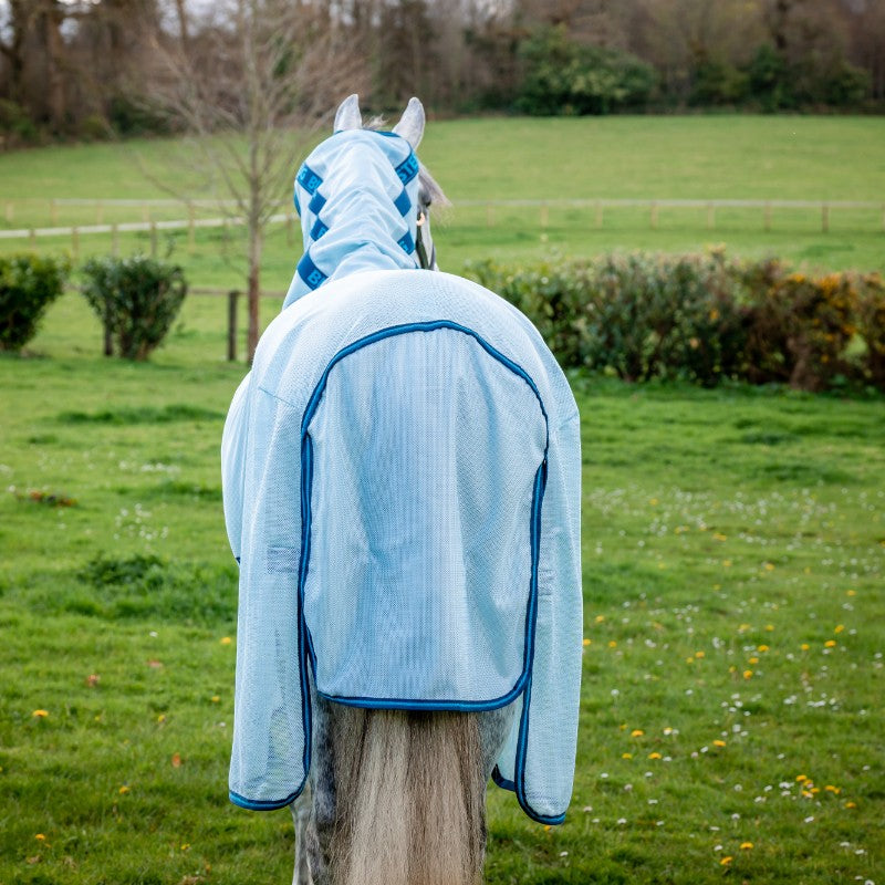 Horseware - Chemise anti-mouches Amigo Bug Buster azure blue/ marine/ bleu éléctrique