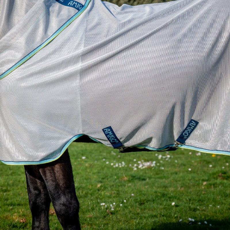 Horseware - Chemise anti-mouches Amigo XL Bug lunar rock/ marine/ haze