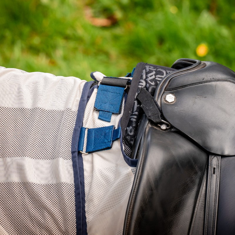 Horseware - Chemise anti-mouches Flyrider chalk/ marine