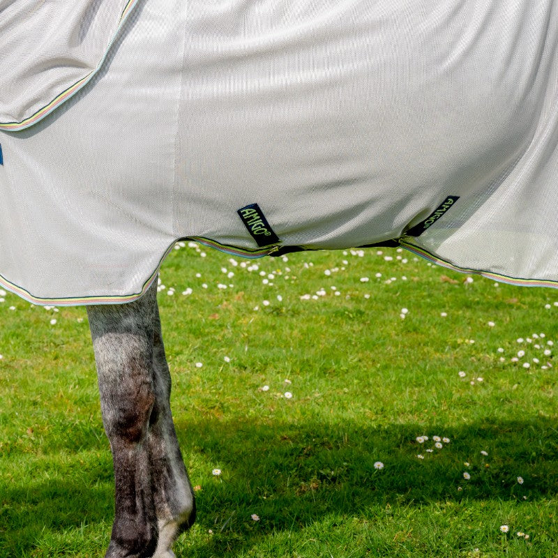 Horseware - Chemise anti-mouches Amigo Bug Rug lunar rock/ marine/ lime | - Ohlala