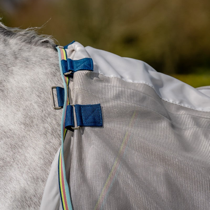 Horseware - Chemise anti-mouches Amigo Bug Rug lunar rock/ marine/ lime | - Ohlala