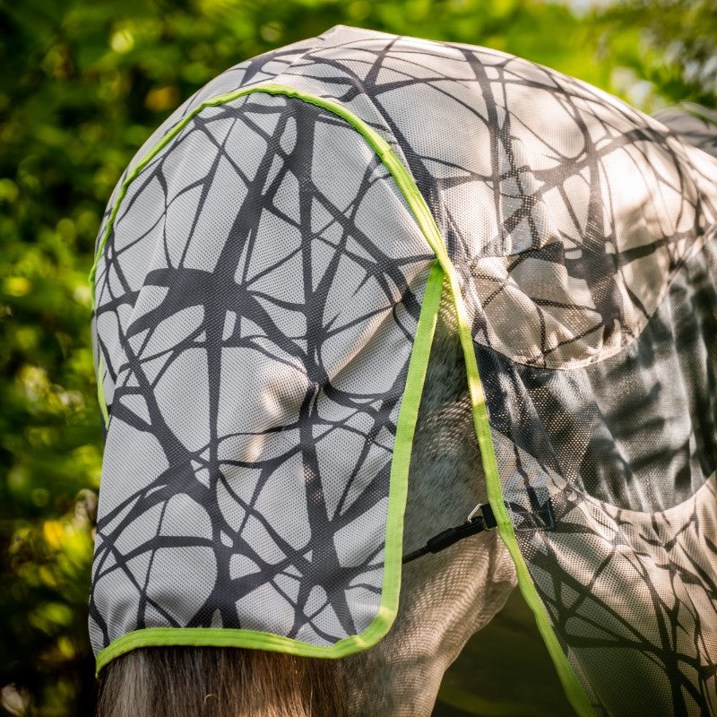 Horseware - Chemise anti-mouches Camofly print lime | - Ohlala