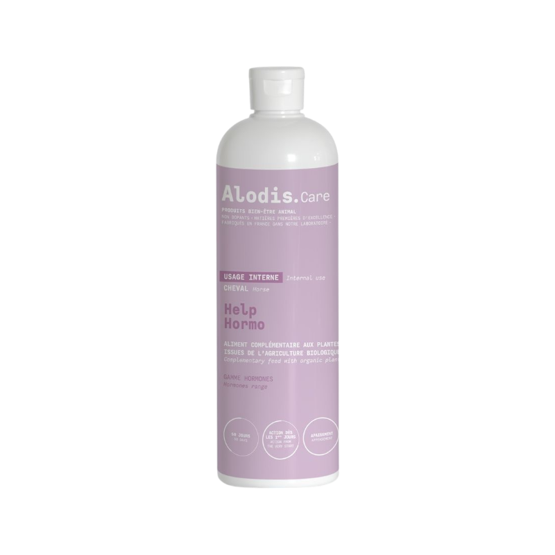 Alodis Care - Compléments alimentaire liquide gestion entier/jument Help Hormo 500 ml